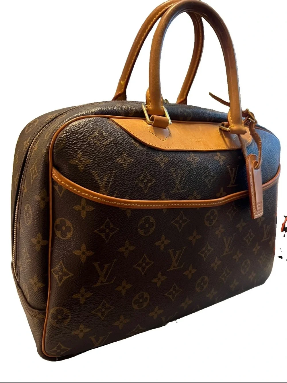Authentic Louis Vuitton Monogram Deauville Bag Purse